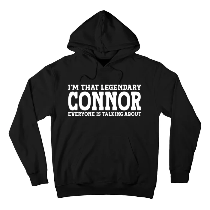 Connor Surname Funny Team Family Last Name Connor Hoodie