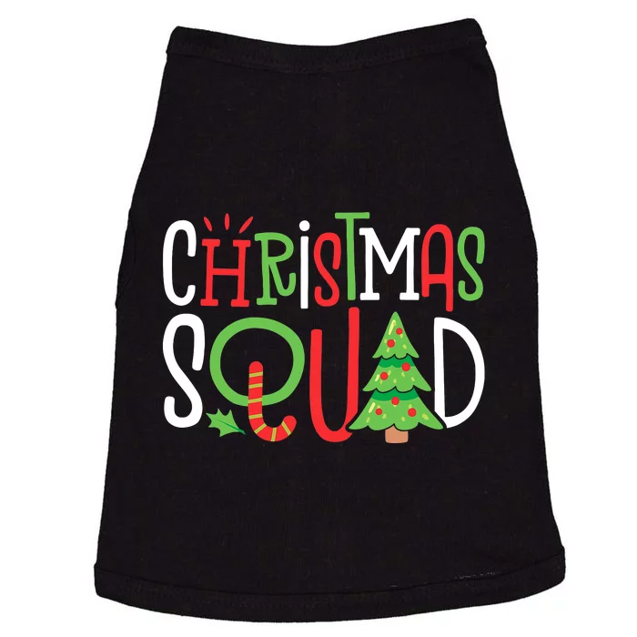 Christmas Squad Funny Xmas Tree Family Matching Pajamas Doggie Tank