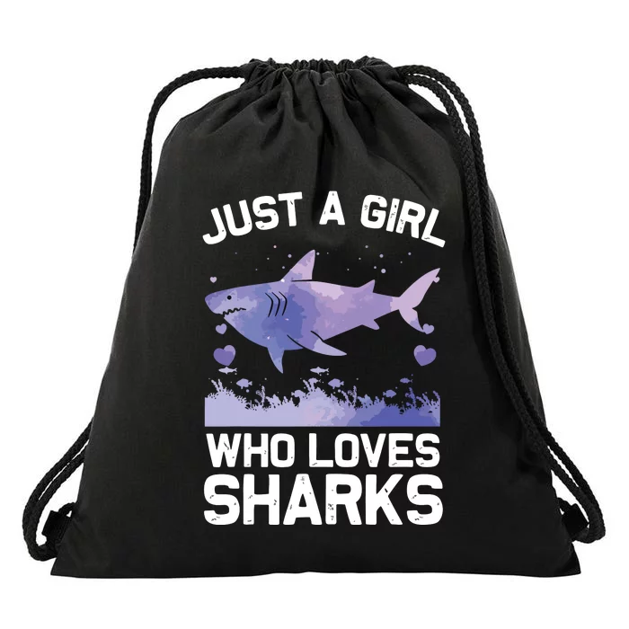 Cool Shark For Shark Whale Shark Lover Drawstring Bag