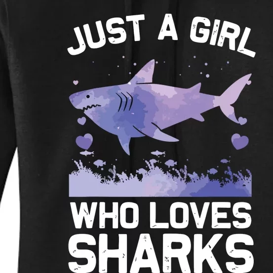 Cool Shark For Shark Whale Shark Lover Women's Pullover Hoodie