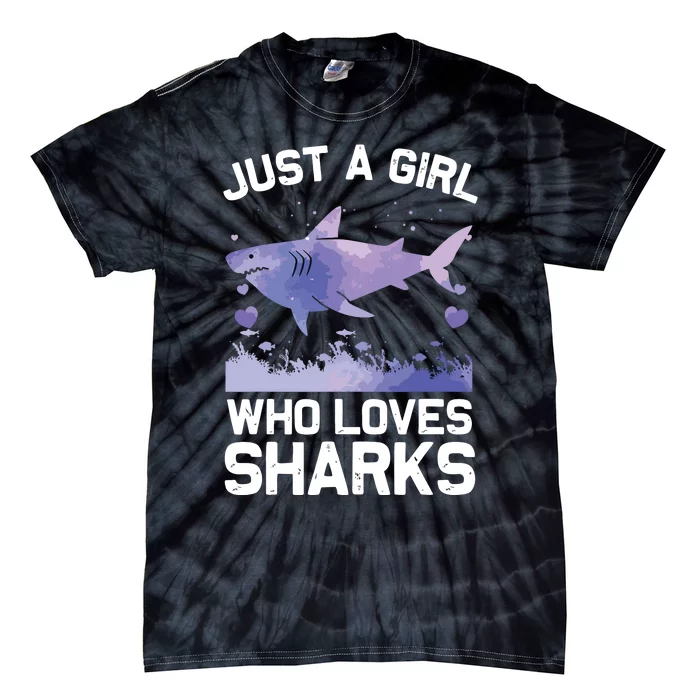 Cool Shark For Shark Whale Shark Lover Tie-Dye T-Shirt