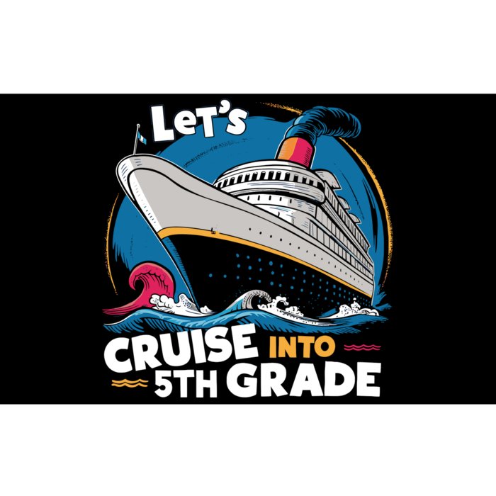 Cruise Ship Fifth Grade Back To School Boy Girl Bumper Sticker