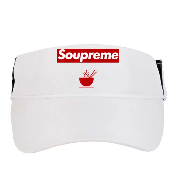 Charles Soupreme Funny Soupreme Logo Adult Drive Performance Visor