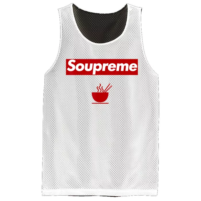 Charles Soupreme Funny Soupreme Logo Mesh Reversible Basketball Jersey Tank