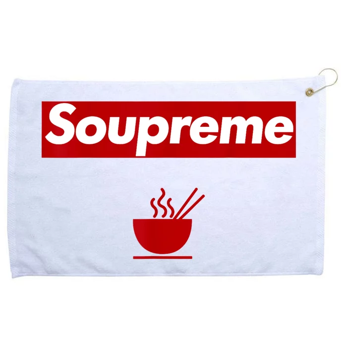 Charles Soupreme Funny Soupreme Logo Grommeted Golf Towel