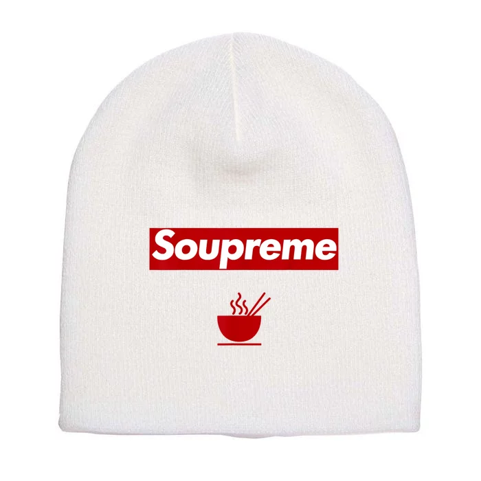 Charles Soupreme Funny Soupreme Logo Short Acrylic Beanie