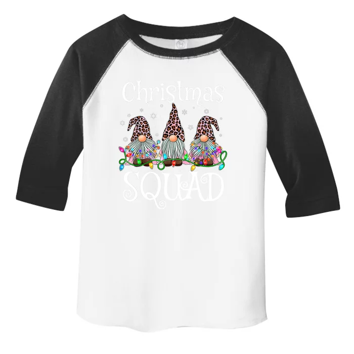 Christmas Squad Family Matching Gnomes Pjs Xmas Cool Gift Toddler Fine Jersey T-Shirt