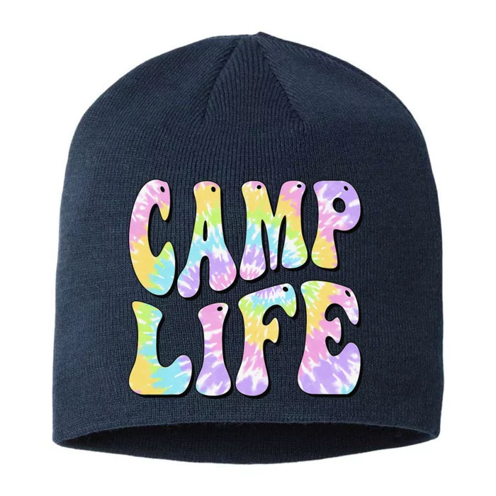 Camping Summer For Summer Camp Tiedie Retro 8 1/2in Sustainable Knit Beanie