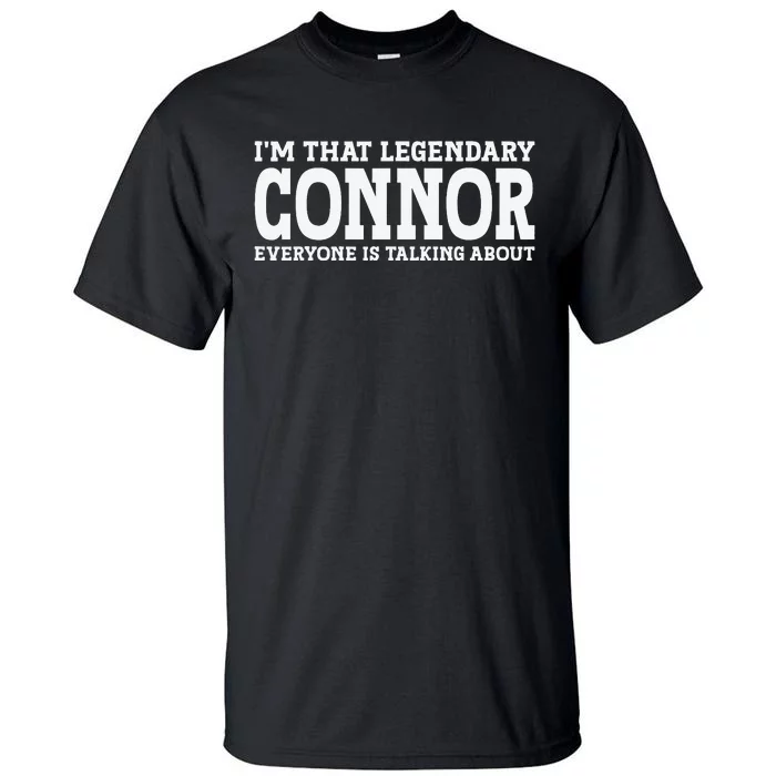 Connor Surname Funny Team Family Last Name Connor Tall T-Shirt