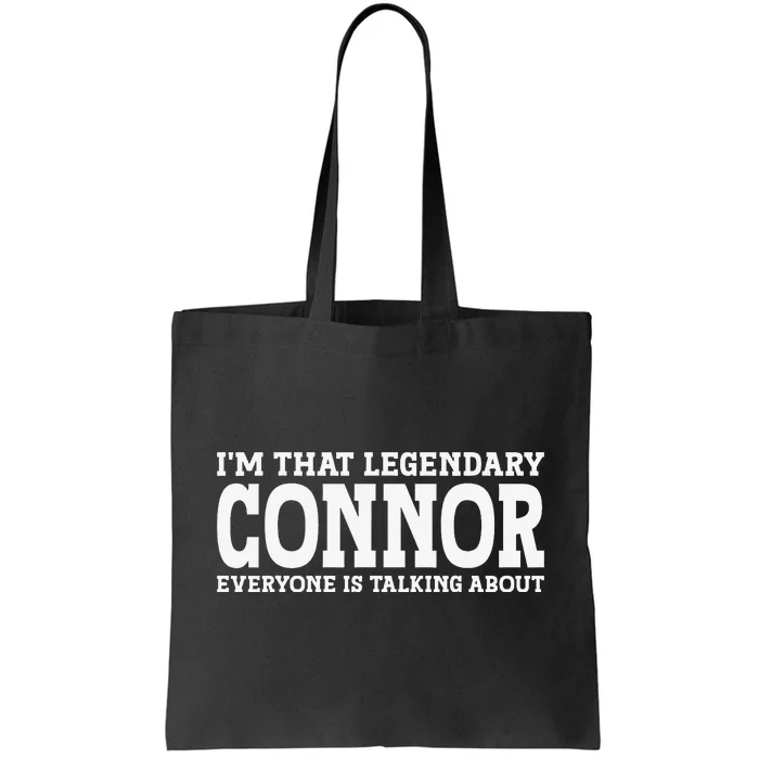 Connor Surname Funny Team Family Last Name Connor Tote Bag