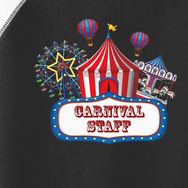 Carnival Staff For Circus Event Staff & Ringmaster Lover Toddler Fine Jersey T-Shirt