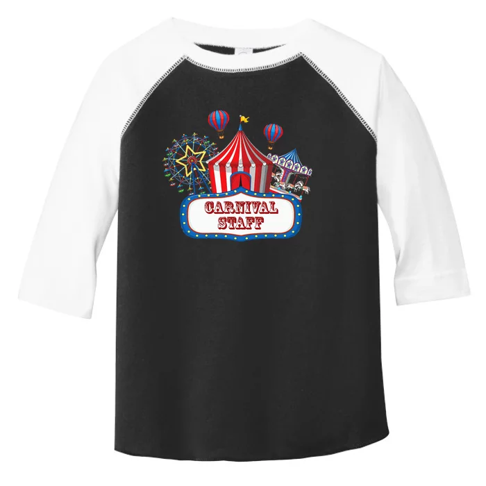 Carnival Staff For Circus Event Staff & Ringmaster Lover Toddler Fine Jersey T-Shirt