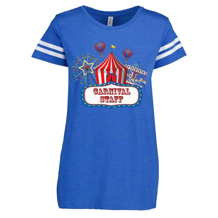 Carnival Staff For Circus Event Staff & Ringmaster Lover Enza Ladies Jersey Football T-Shirt