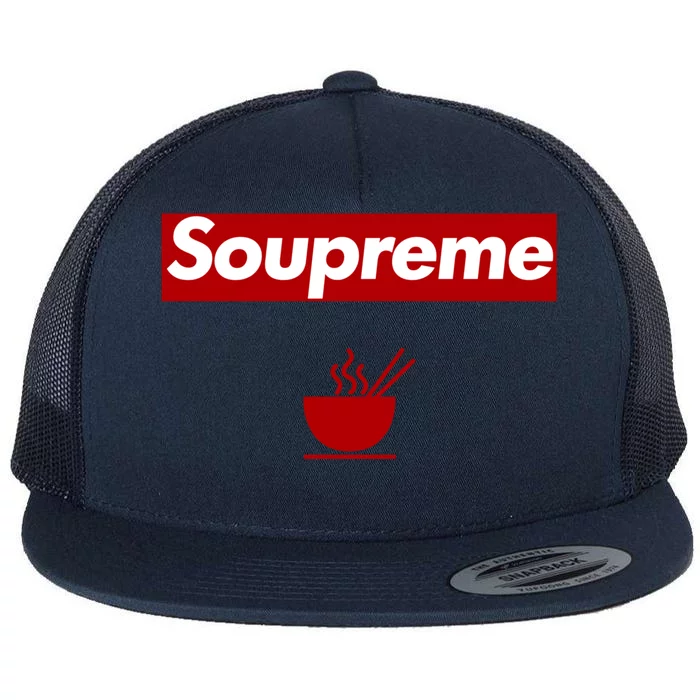 Charles Soupreme Funny Soupreme Flat Bill Trucker Hat