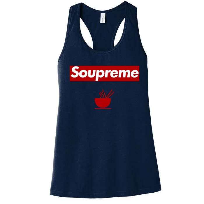 Charles Soupreme Funny Soupreme Women's Racerback Tank