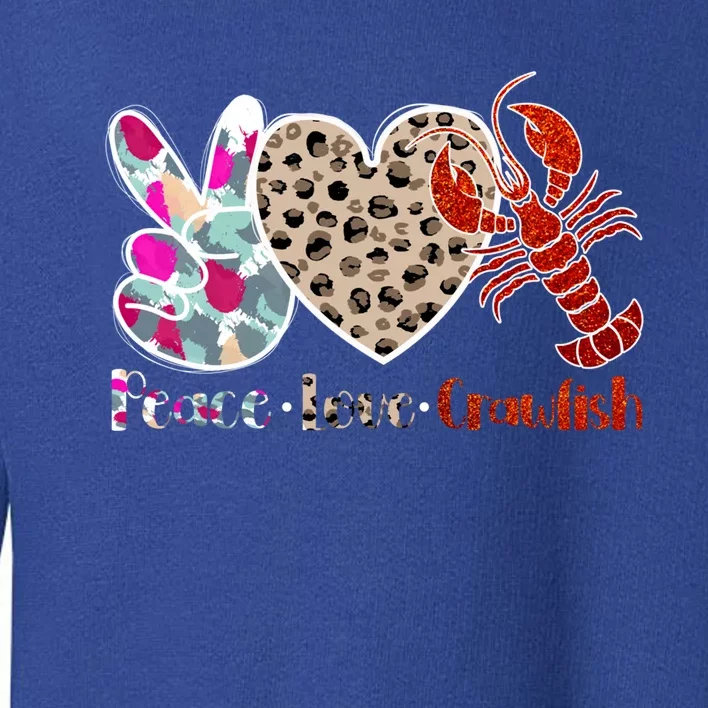 Crawfish Season Funny Crayfish Cook Lobsters Gift Toddler Sweatshirt