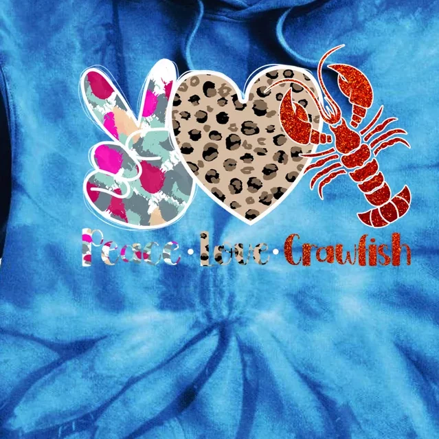 Crawfish Season Funny Crayfish Cook Lobsters Gift Tie Dye Hoodie