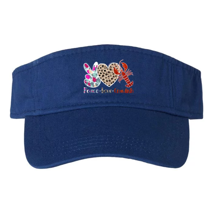 Crawfish Season Funny Crayfish Cook Lobsters Gift Valucap Bio-Washed Visor