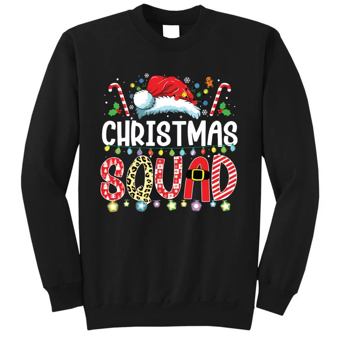 Christmas Squad Family Group Matching Christmas Pajama Party Sweatshirt