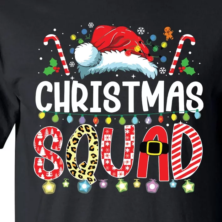 Christmas Squad Family Group Matching Christmas Pajama Party Tall T-Shirt