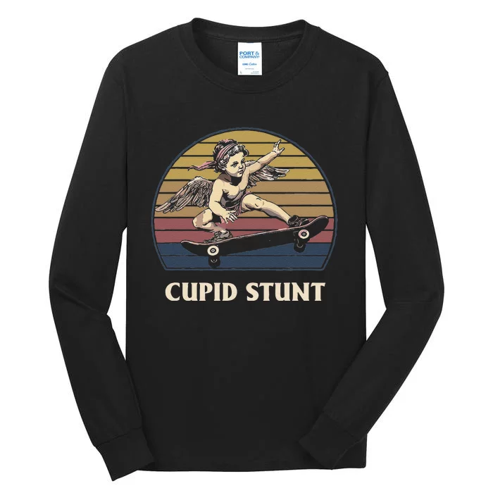 Cupid Stunt Funny Sarcastic Offensive Humor Embarrassing Tall Long Sleeve T-Shirt