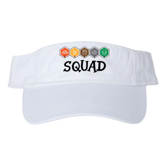 Catan Squad Funny Gamer Game Lover Valucap Bio-Washed Visor