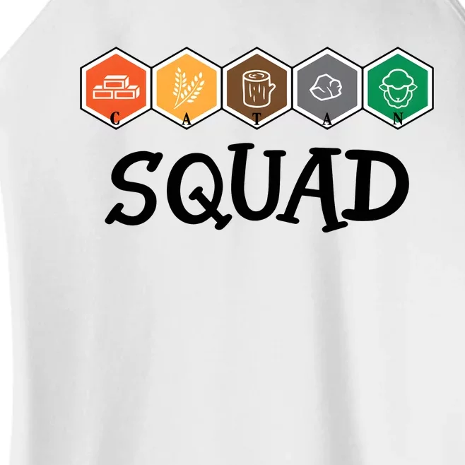 Catan Squad Funny Gamer Game Lover Women’s Perfect Tri Rocker Tank