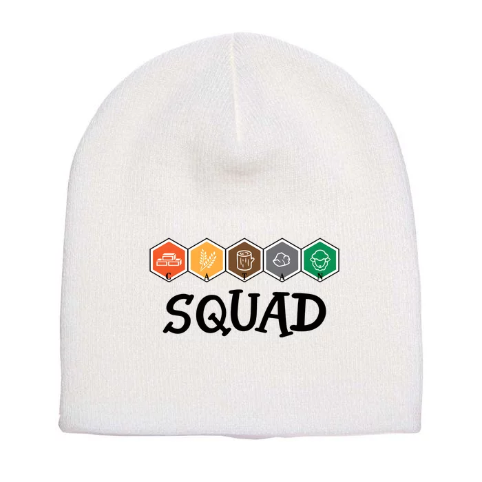 Catan Squad Funny Gamer Game Lover Short Acrylic Beanie