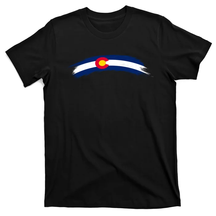 Colorado State Flag Distressed T-Shirt