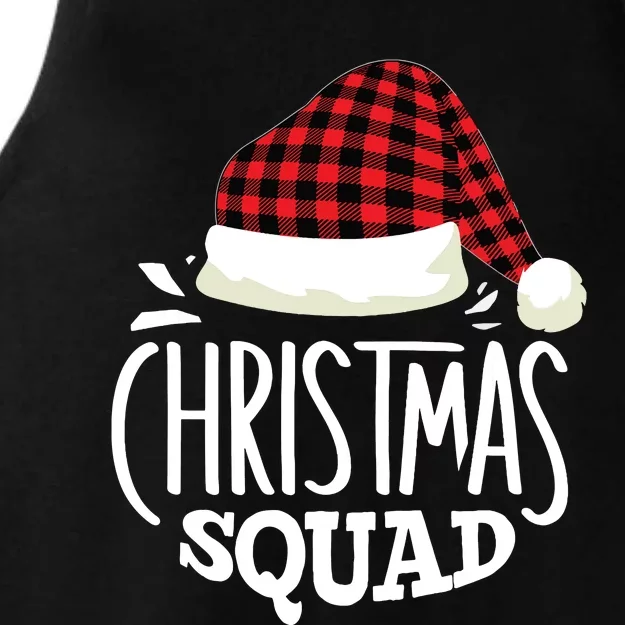 Christmas Squad Family Group Matching Christmas Pajama Party Ladies Tri-Blend Wicking Tank