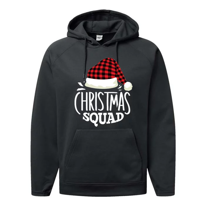 Christmas Squad Family Group Matching Christmas Pajama Party Performance Fleece Hoodie