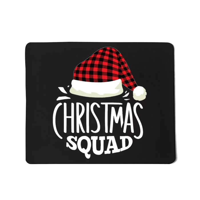 Christmas Squad Family Group Matching Christmas Pajama Party Mousepad