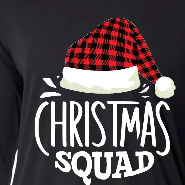 Christmas Squad Family Group Matching Christmas Pajama Party Cooling Performance Long Sleeve Crew