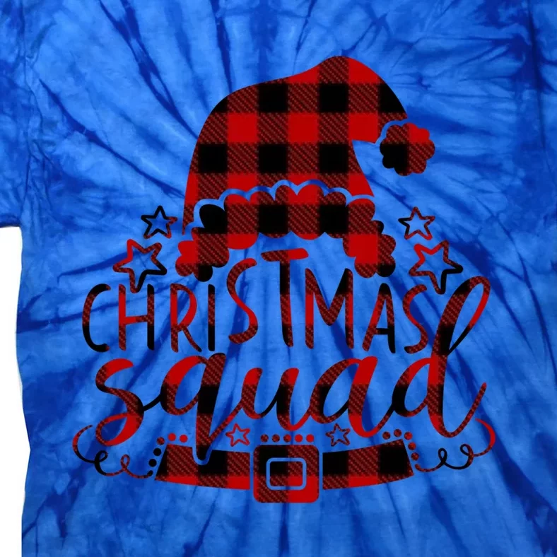 Christmas Squad Family Group Matching Christmas Party Pajama Funny Gift Tie-Dye T-Shirt