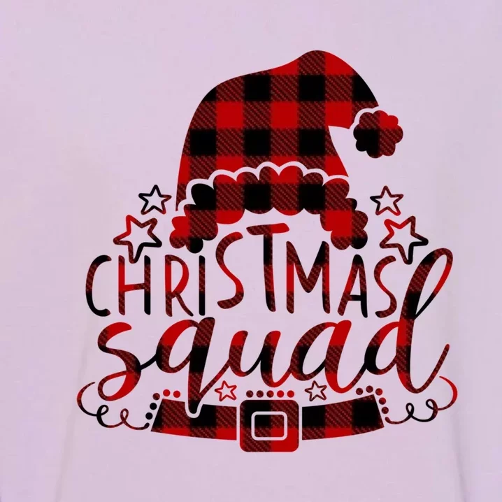 Christmas Squad Family Group Matching Christmas Party Pajama Funny Gift Garment-Dyed Sweatshirt