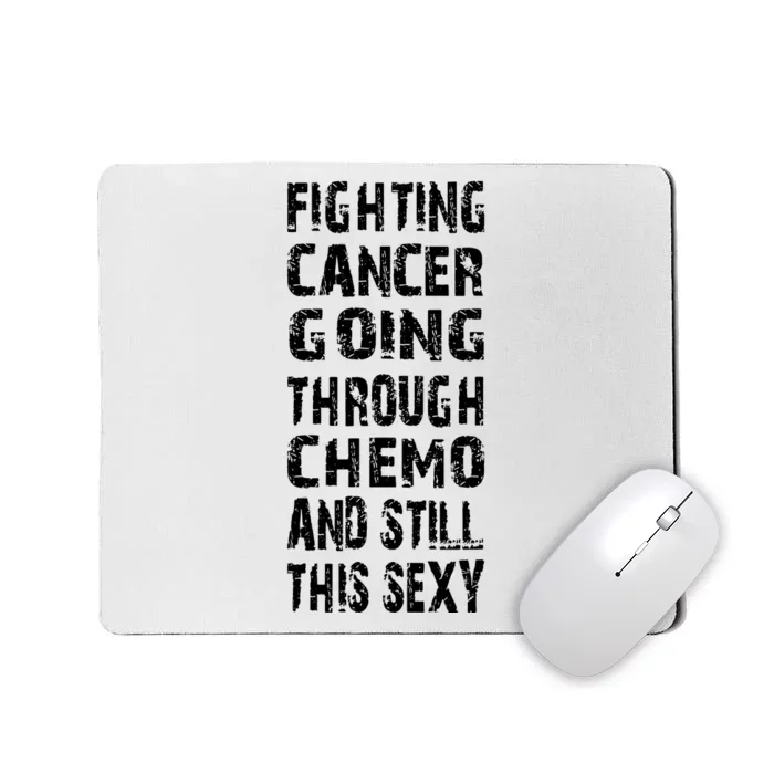 Cancer Survivor Fighting Cancer Going Through Chemo Mousepad