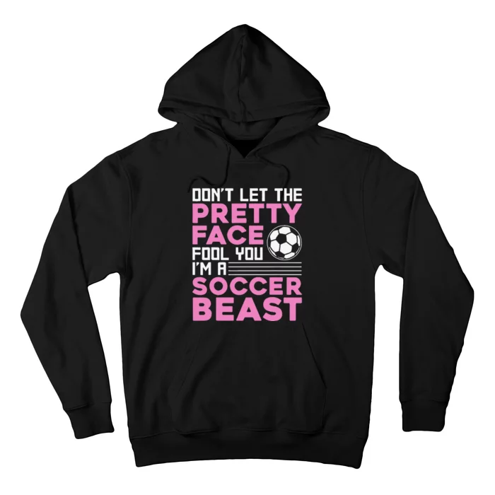 Cool Soccer For  Teen Girls Soccer Lover Player Sports Hoodie