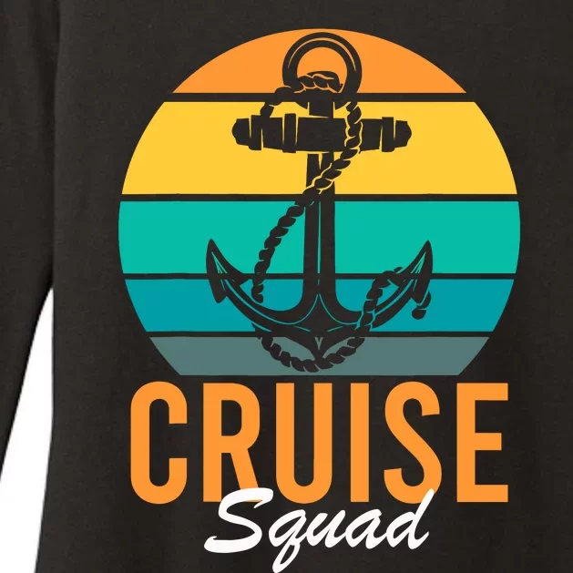 Cruise Squad Family Matching Cruise Trip Vacation Designs Womens CVC Long Sleeve Shirt