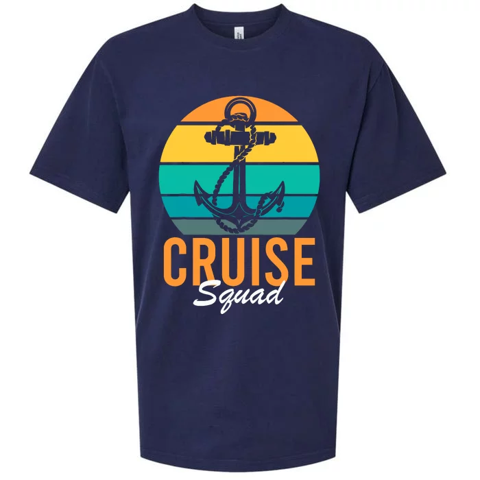 Cruise Squad Family Matching Cruise Trip Vacation Designs Sueded Cloud Jersey T-Shirt