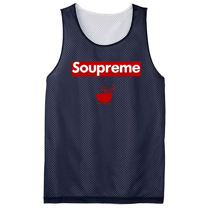 Charles Soupreme Funny Soupreme Logo Mesh Reversible Basketball Jersey Tank