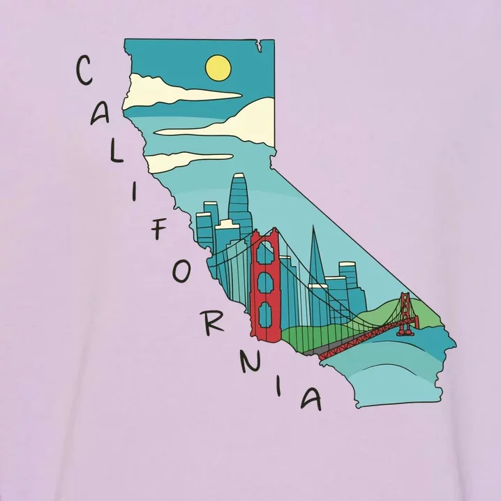 California San Francisco View Garment-Dyed Sweatshirt