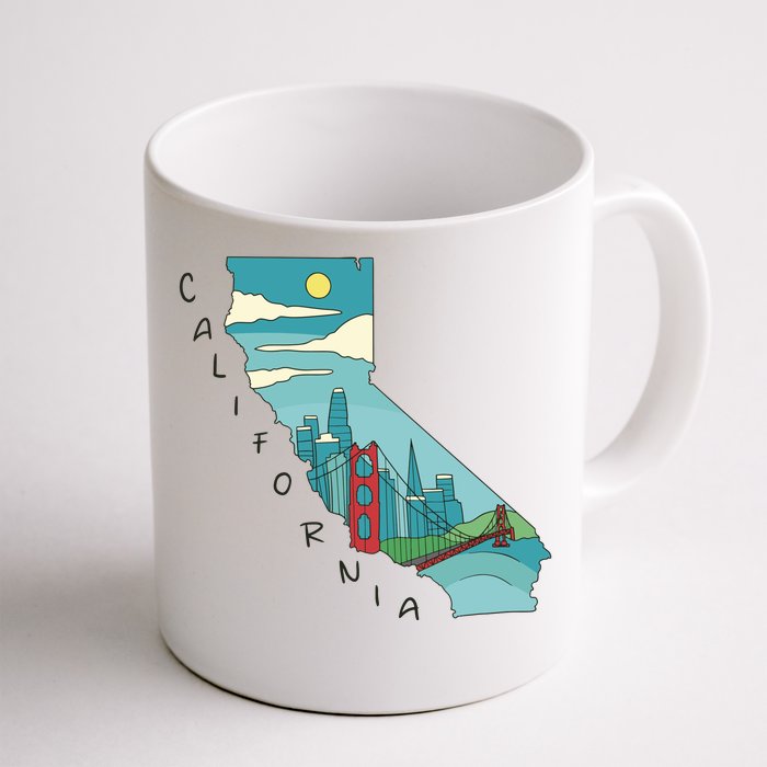 California San Francisco View Front & Back Coffee Mug