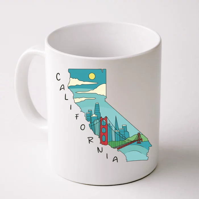 California San Francisco View Front & Back Coffee Mug