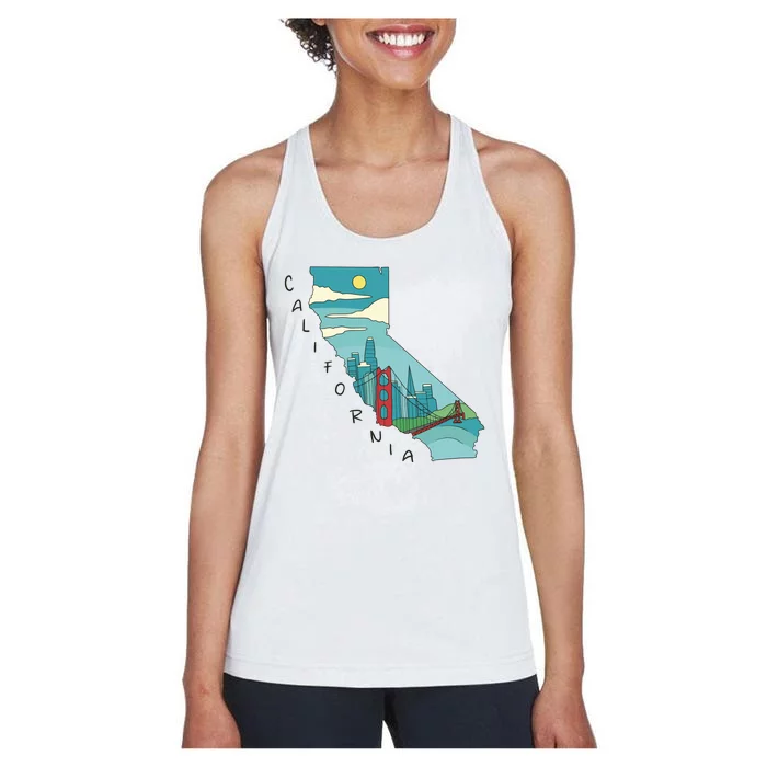 California San Francisco View Women's Racerback Tank