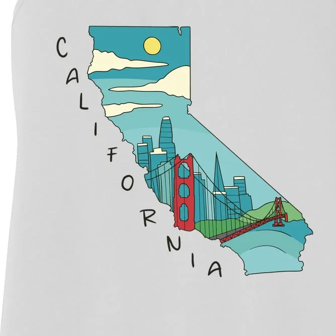 California San Francisco View Women's Racerback Tank