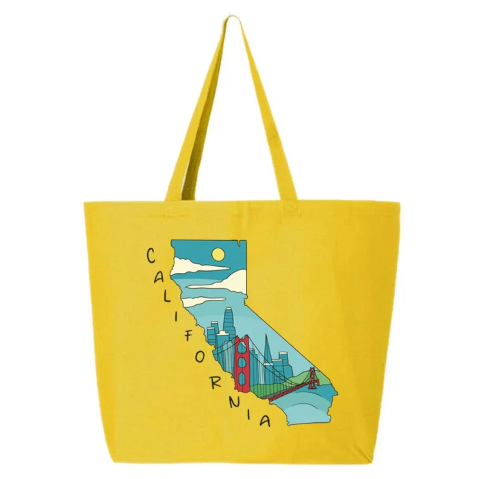 California San Francisco View 25L Jumbo Tote