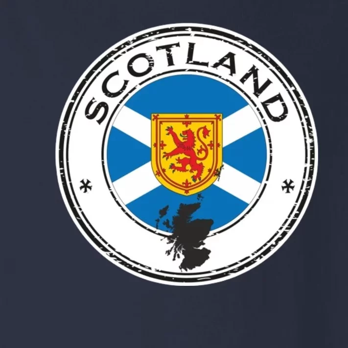 Cool Scotland Flag Toddler Long Sleeve Shirt