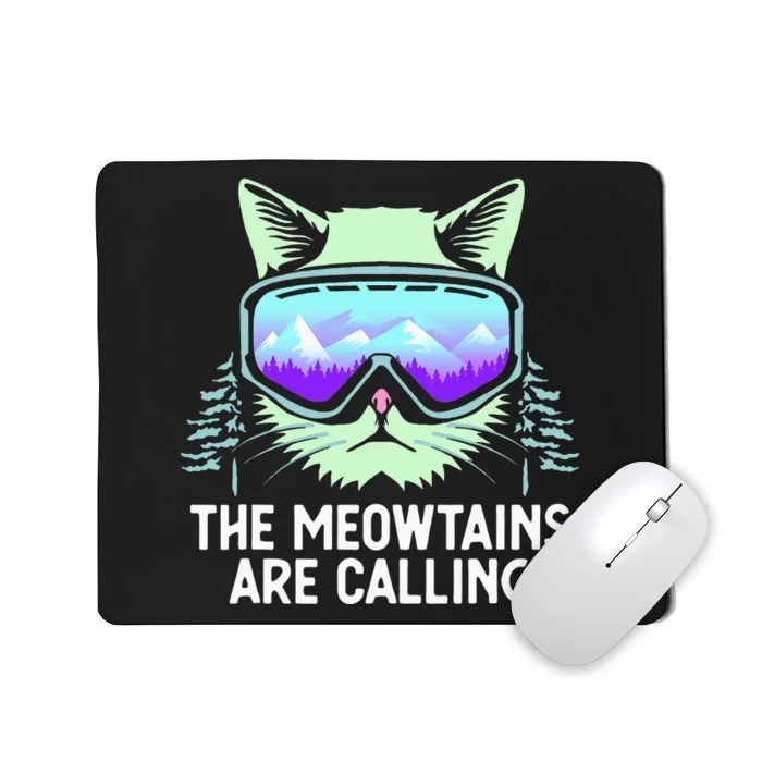 Cool Snowboard For Men Women Kids Ski Lover Mountain Skier Mousepad