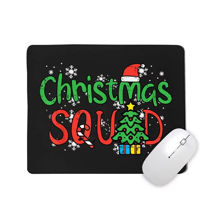 Christmas Squad Family Xmas Crew  Wo Boy Girls Kid Mousepad