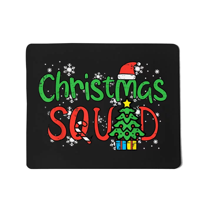 Christmas Squad Family Xmas Crew  Wo Boy Girls Kid Mousepad